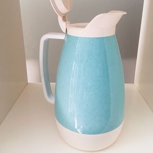 WEST BEND Vintage MCM Thermo-Serve Baby Blue Insulated Carafe